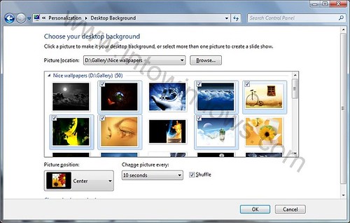 How To Use Windows 7 Desktop Slide Show Feature pic1