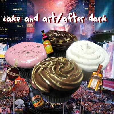 New Year's After Dark cupcakes from Cake and Art