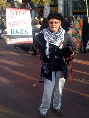 Pro Palestine protester in San Francisco