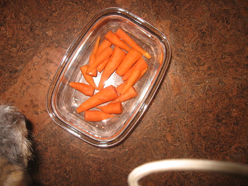 cleaned carrots