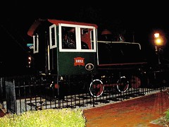 Preserved 0-4-0T Fireless steam locomotive. Tinley Park Illinois. August 2006.