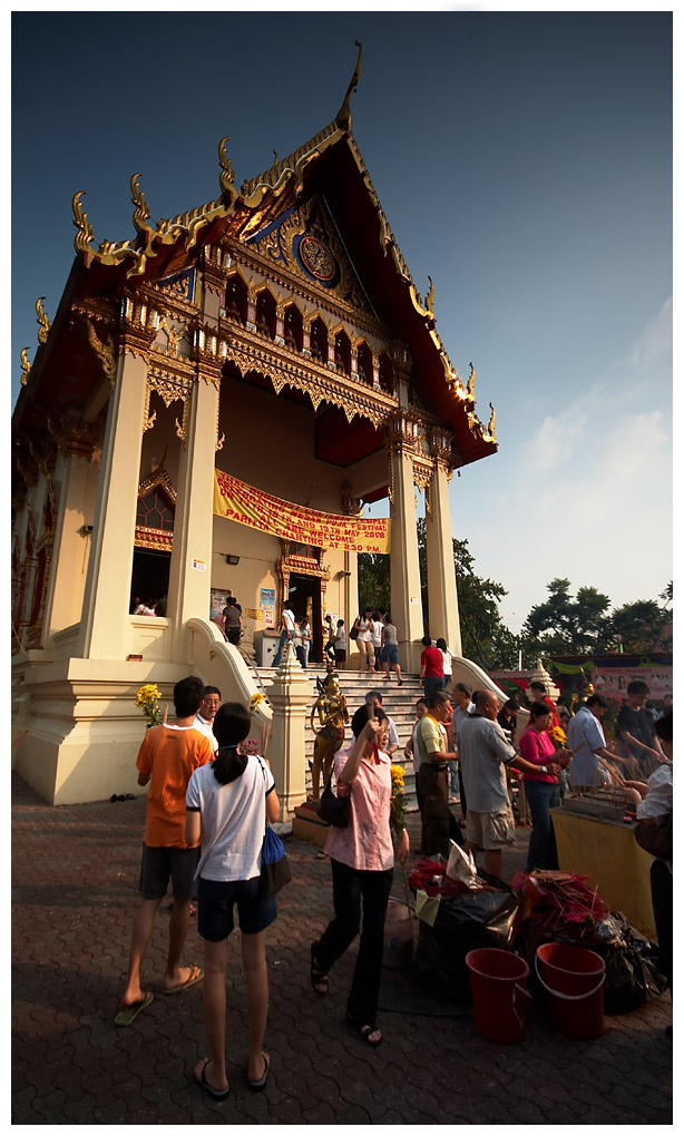 Wat Chetawan Temple on Wesak Day
