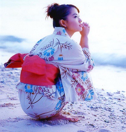 Beautiful girl in Kimono 2