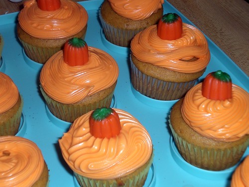 Pumpkin cupcakes