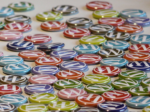 Wordpress pins at 1st Wordcamp Spain