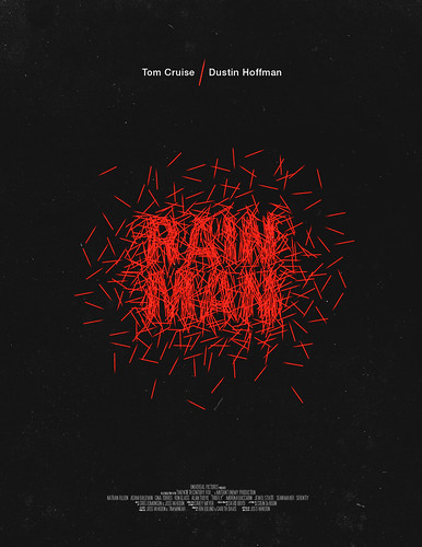 poster arte película Rain Man