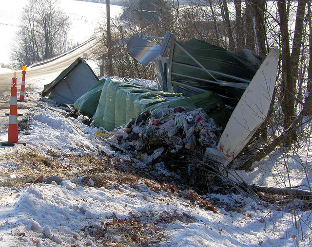 Out of state trash dumped in Carroll County. by NFS/WLE