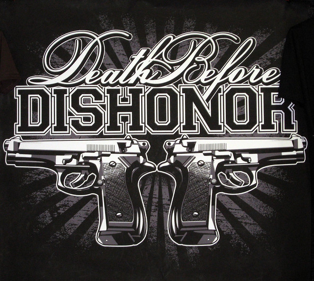 Death Before Dishonor Tattoo Banner