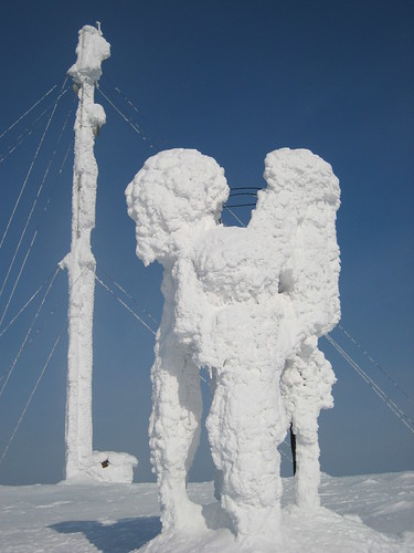 Snow art on the top of Ylläs