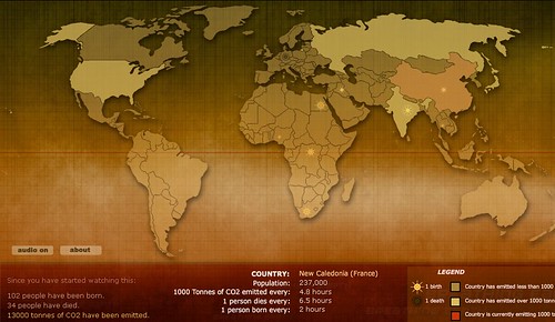 Carte mondiale CO2