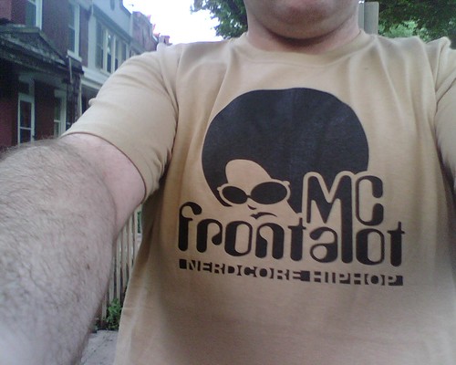 MC Frontalot shirt came in.
