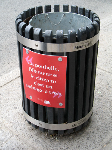 A Garbage Can Menage a Trois