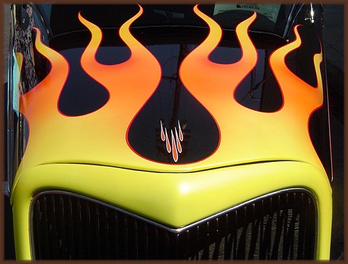 Cool flames on a Hot rod
