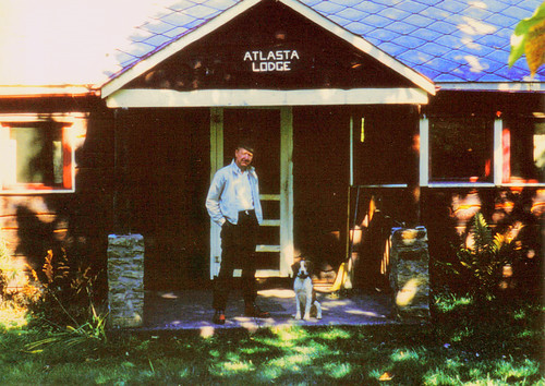 Daddy on the Front Porch of the Cabin, circa 1975