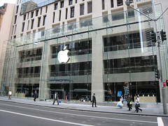 A photo of the new Apple store