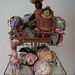barn collection: vintage rag balls and antique dolls