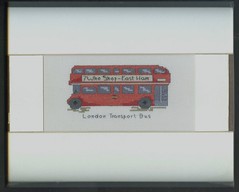 London Bus Cross Stitch