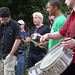 Drummers in samba percussion workshop