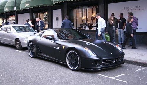 The Ferrari 599 tuned by Hamann This one is spotted in London at Harrods