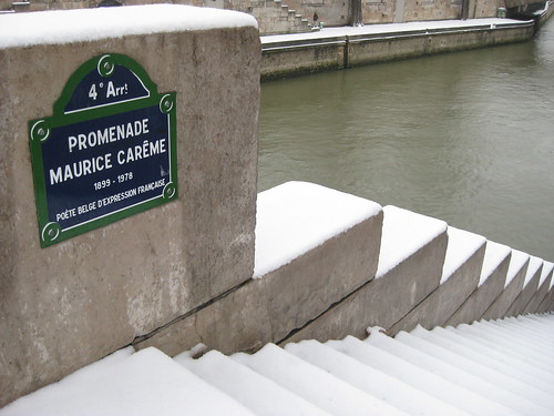jour de neige sur Paris