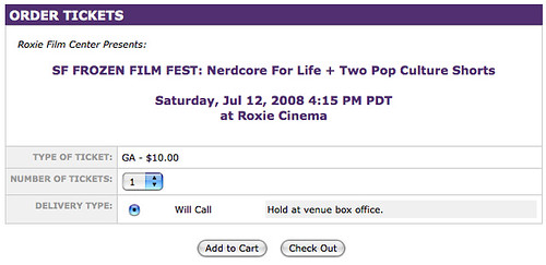 Nerdcore For Life, get your tix now.