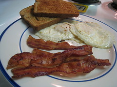 Eggs, Bacon and Toast