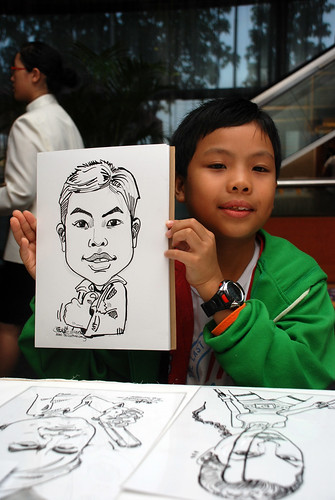 Caricature live sketching for IMEH - 6