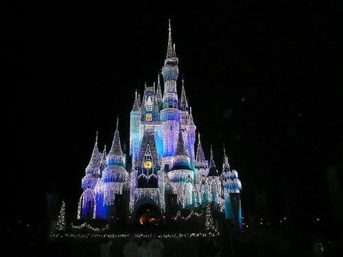 walt disney world castle at night. Cinderella Castle at Night in