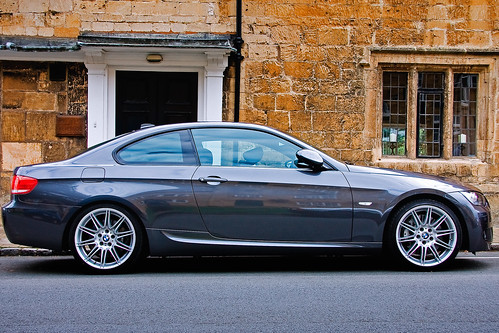 2008 BMW 330i Coupe. A second go at processing this shot.