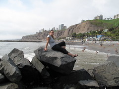 The beach in Lima
