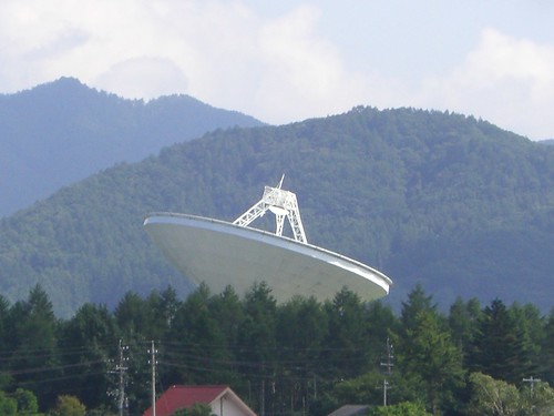 国立天文台野辺山のパラボラアンテナ/Parabolic antenna of the Nobeyama Radio Observatory