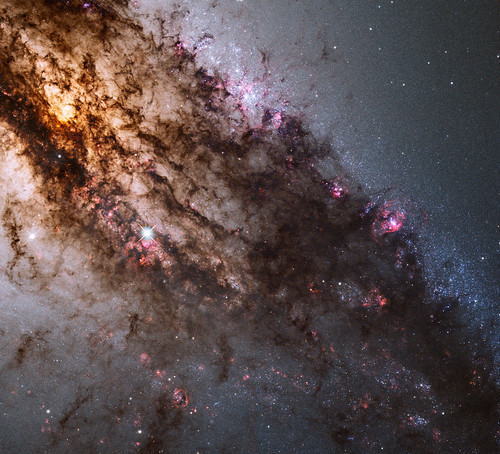 Firestorm Of Star Birth In The Active Galaxy Centaurus A