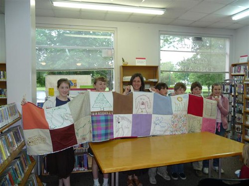 concrete poetry kids. poetry quilt where kids