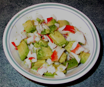 Crab & Avocado Salad