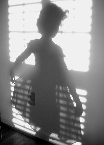 Shadow Dancing (my 7 year old)