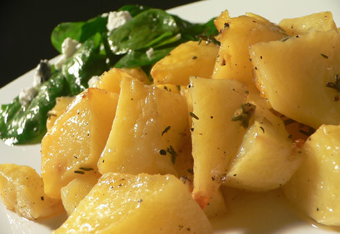 Ofenkartoffeln mit Zitrone