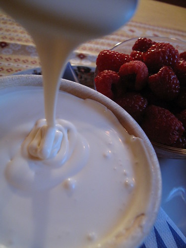 Meringues & Double Cream in Gruyères, Switzerland