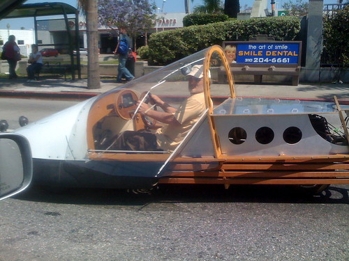 I saw this homemade car the other day driving on Venice Blvd in LA