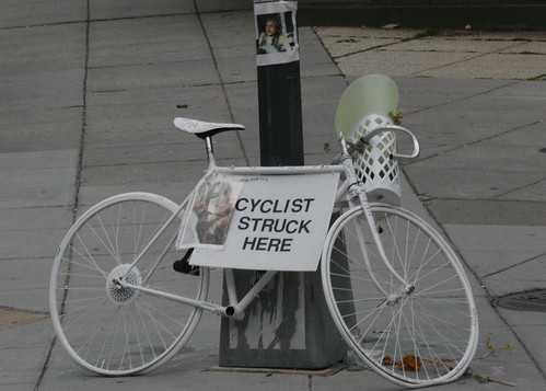 Ghost Bicycle @ 20th/R &amp; Ct. Ave. NW in Memory of Alice Swanson