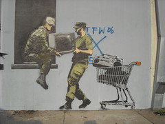 Banksy - New Orleans - But I thought they were the Good Guys?