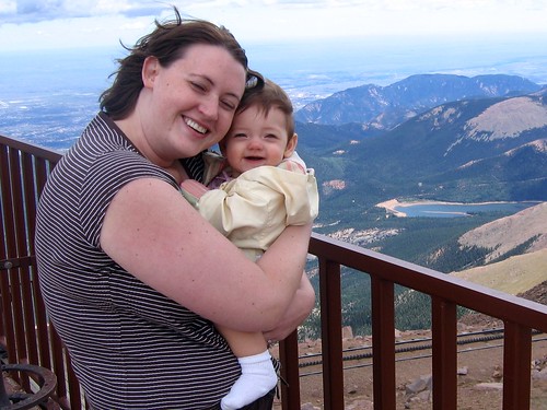 Mommy and Zoe on Pike's Peak