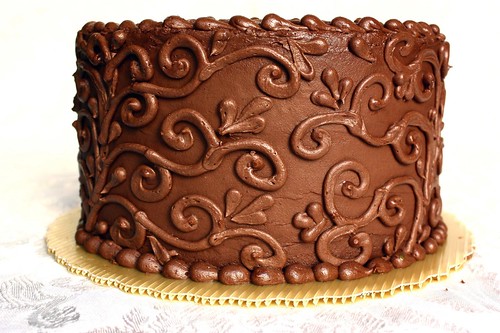 Chocolate Truffle Cake - sides