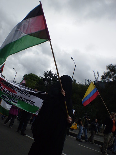 Marcha apoyo a Palestina / Gaza en Bogotá, Colombia - 20090106 - 1061730