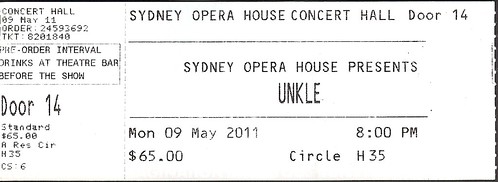 ticket - unkle with strings