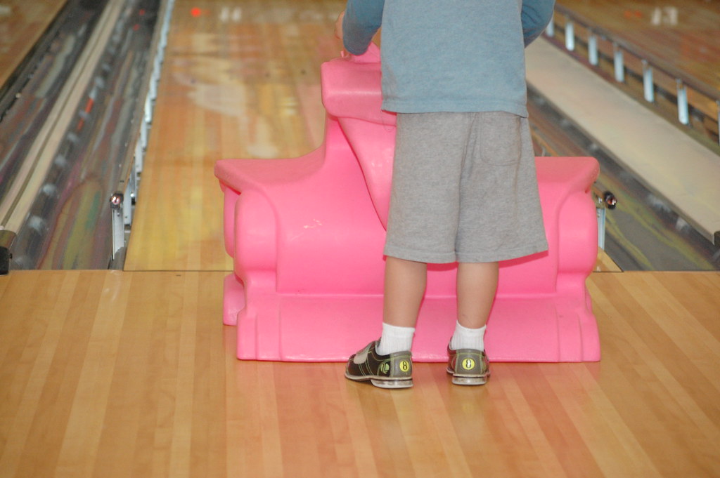 toddler sized bowling shoes: Adorable!