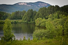 View of Table Rock Mountain from the Lake