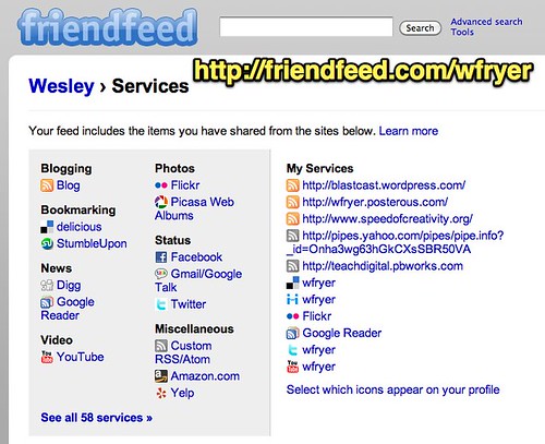 Wesley - Services - FriendFeed