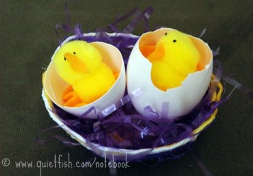 Pom pom Easter chicks (Emma's)