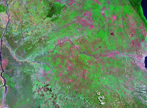 Lukuga River - Entire River Overview Landsat S-35-05_2000 (1-1,000,000)