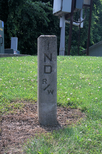 Right-of-way marker